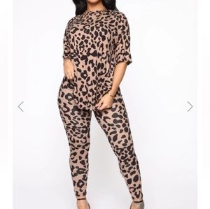 Fashion Nova Chelsea Leopard Legging Set